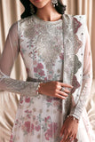 Zarif Siraya Printed Formal Unstitched 3Pc Chiffon Suit - CHASHNI