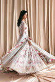 Zarif Siraya Printed Formal Unstitched 3Pc Chiffon Suit - CHASHNI