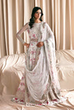 Zarif Siraya Printed Formal Unstitched 3Pc Chiffon Suit - CHASHNI