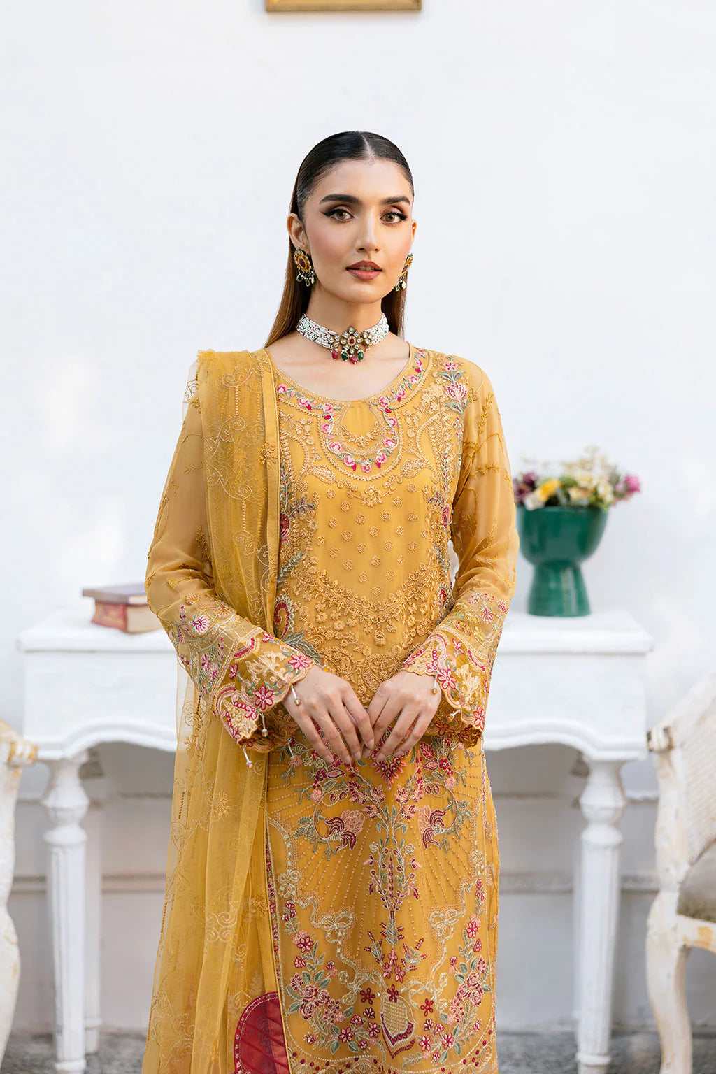 A-1004 | Ramsha Chevron Chiffon Collection Vol 10