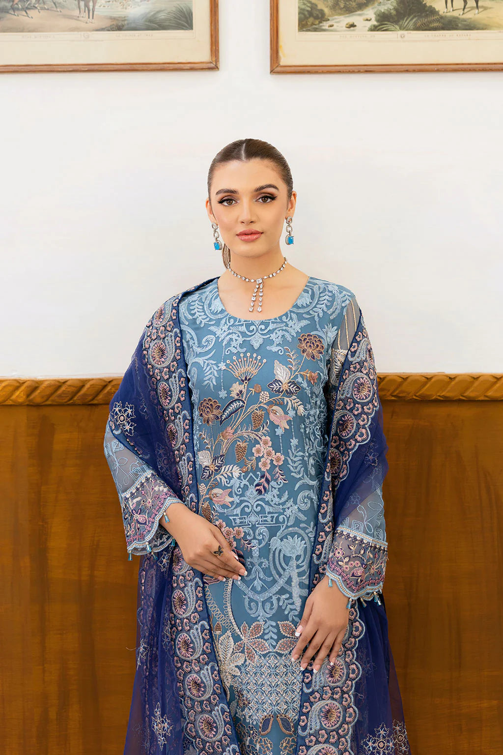 A-1006 | Ramsha Chevron Chiffon Collection Vol 10