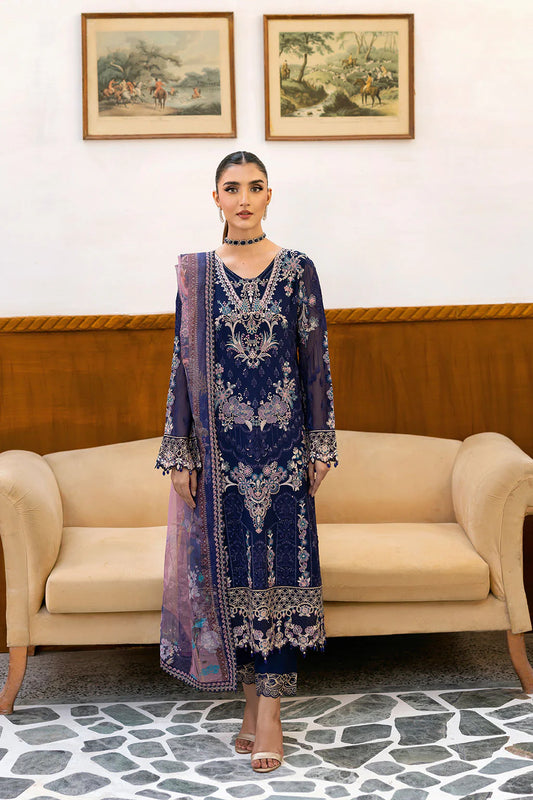 A-1012 | Ramsha Chevron Chiffon Collection Vol 10