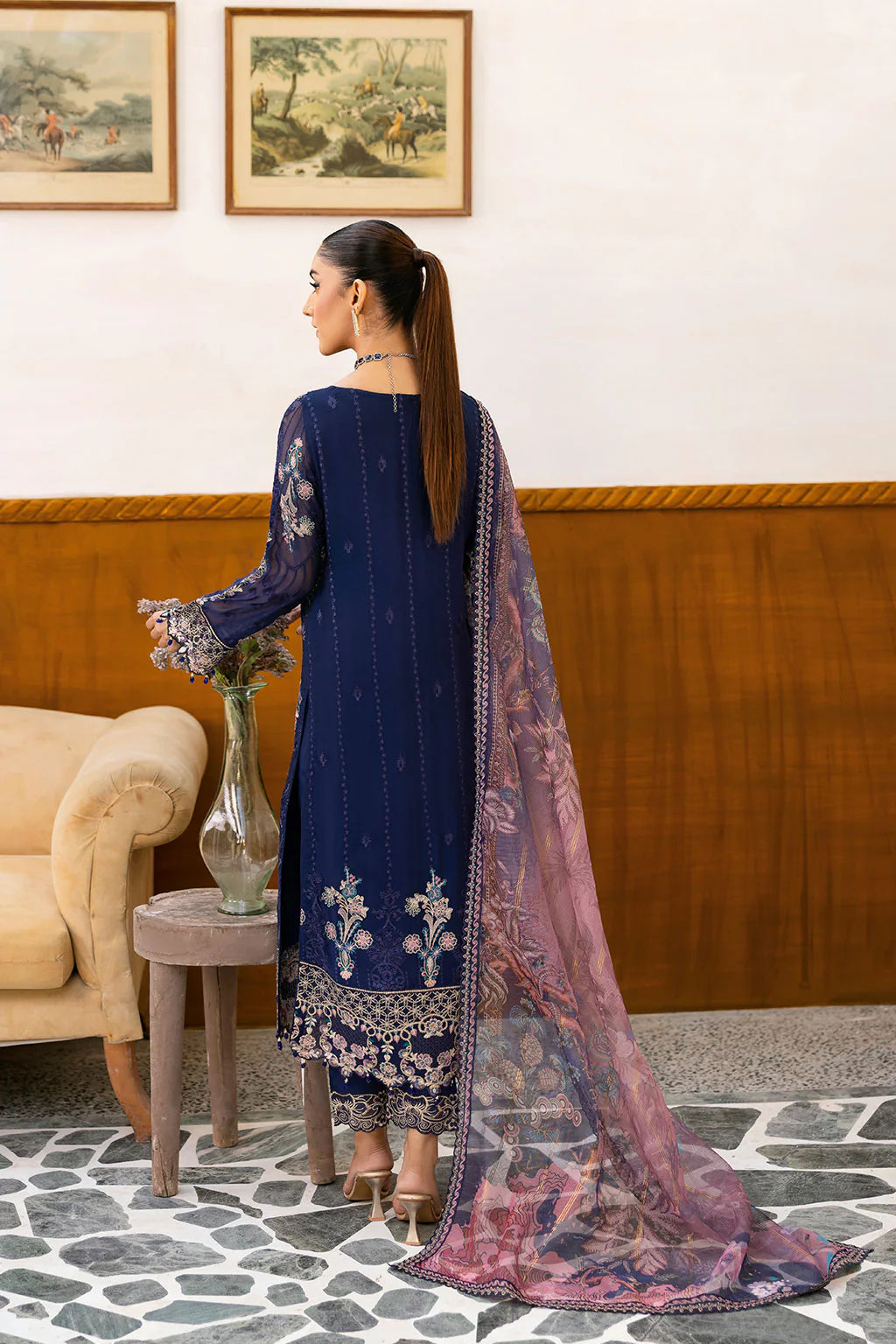 A-1012 | Ramsha Chevron Chiffon Collection Vol 10