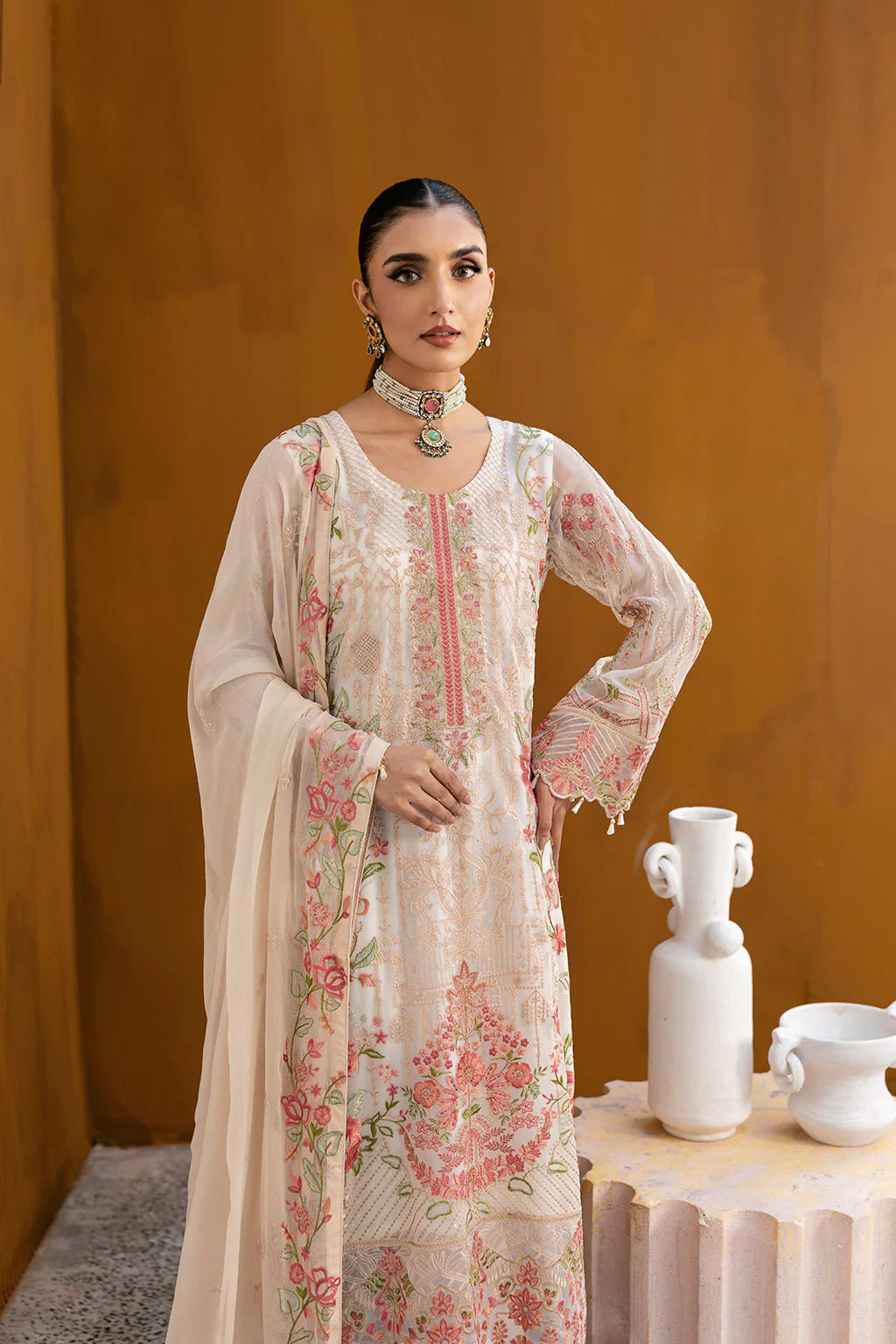A-1011 | Ramsha Chevron Chiffon Collection Vol 10