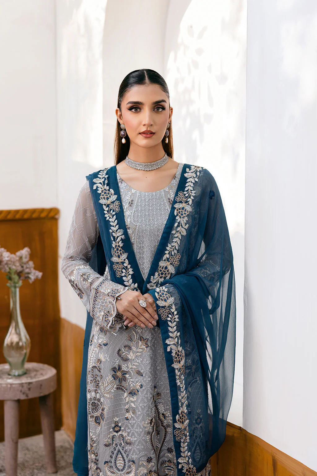 A-1001 | Ramsha Chevron Chiffon Collection Vol 10