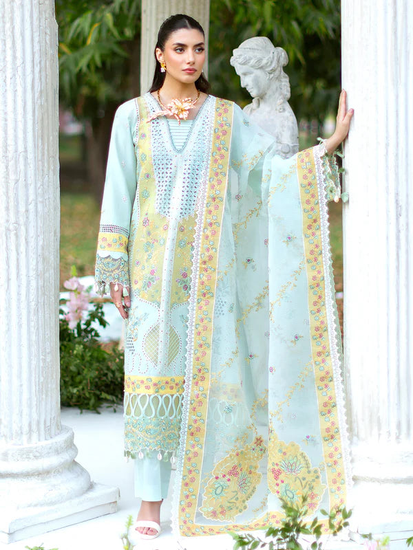 Calista | 3 PC Luxury Lawn - Mahnur