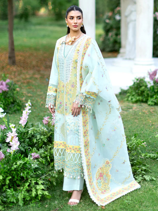 Calista | 3 PC Luxury Lawn - Mahnur