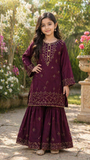 Premium Girls' Sharara Sets 2Pc | Elegant Ethnic Party Wear for Kids (size 26 to 36)