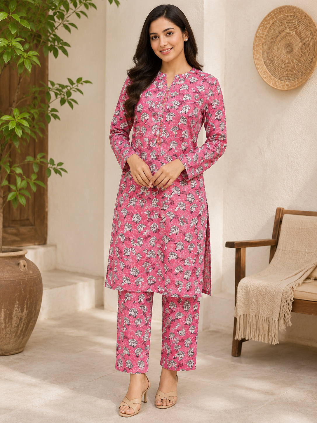 Women’s 2 Piece Stitch Lawn Suit – Casual & Summer Wear | 06