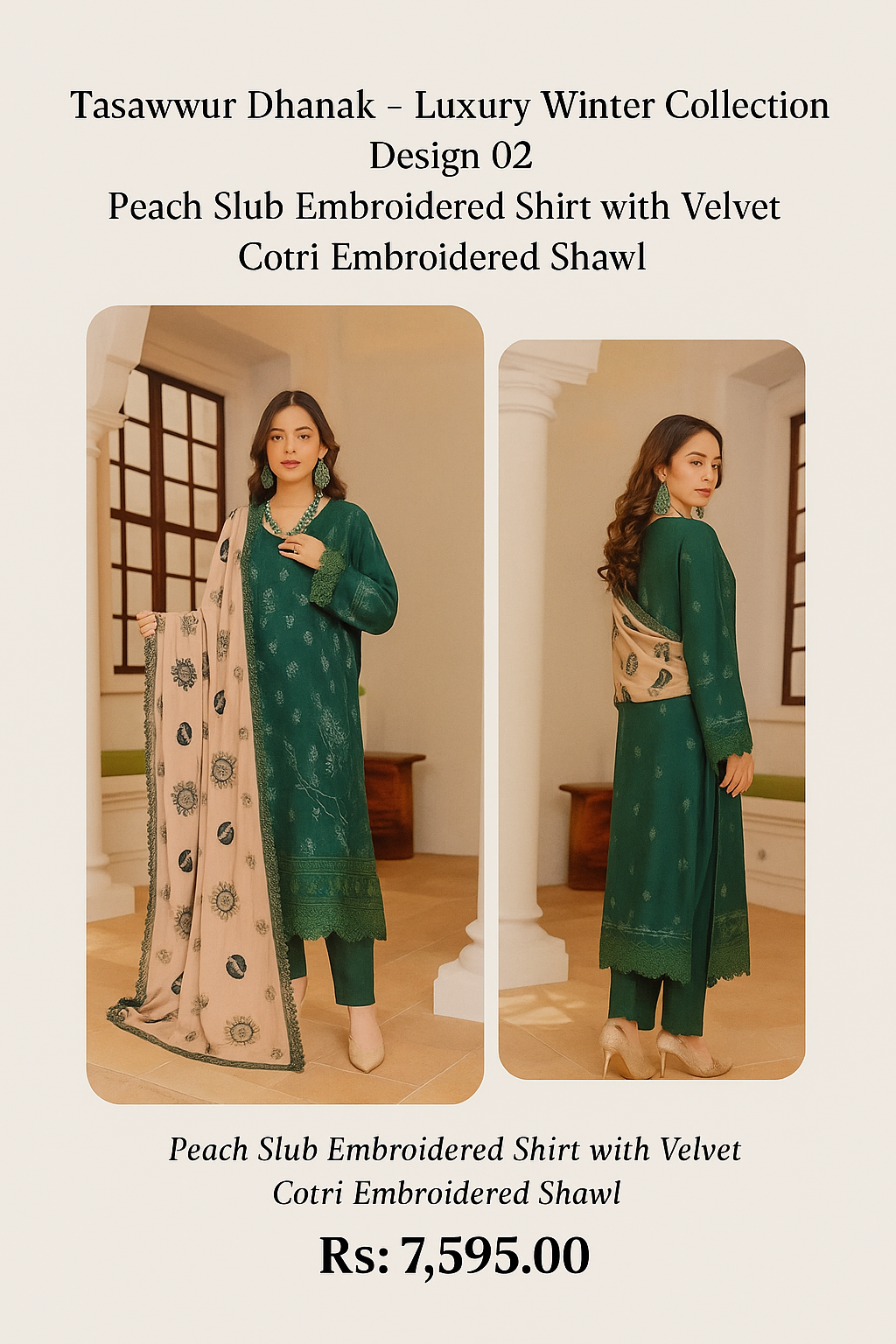 Tasawwur Dhanak – Luxury Winter Collection Design 02