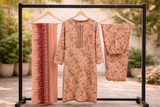 Bin Saeed Stitched 3 Piece Lawn Suit 22 – Comfortable & Stylish Daily Wear for Women
