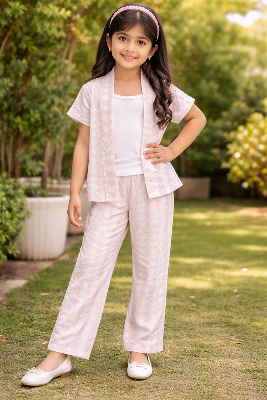 Girls Casual 3 Piece Summer Outfit K-14