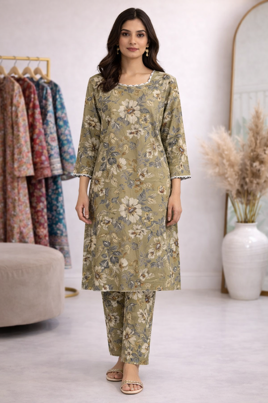 DESIGN 10 | E.STITCH - 2 Piece Stitched Lawn Suit