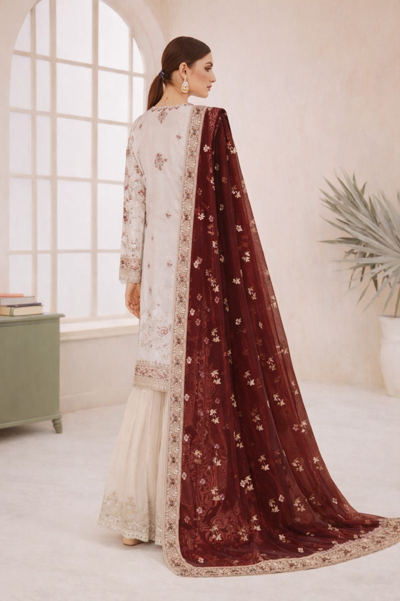 Ramsha Rashmi WB-581 | Majestic Embroidered Wedding Ensemble