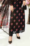3 Piece Unstitched Embroidered Lawn Suit | MPT-2601-B - MARIA.B