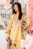 3 Piece Unstitched Embroidered Lawn Suit | MPT-2603-A - MARIA.B