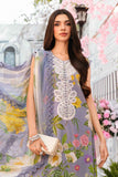 3 Piece Unstitched Embroidered Lawn Suit | MPT-2604-A - MARIA.B