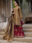 Maria.B Soiree Embroidered Raw Silk Unstitched 3Pc Suit WF-09-04