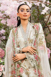 3 Piece Unstitched Embroidered Lawn Suit | MPT-2605-B - MARIA.B