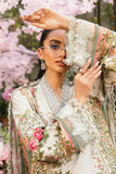 3 Piece Unstitched Embroidered Lawn Suit | MPT-2605-B - MARIA.B