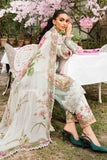 3 Piece Unstitched Embroidered Lawn Suit | MPT-2605-B - MARIA.B