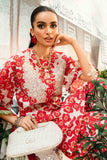 3 Piece Unstitched Embroidered Lawn Suit | MPT-2606-B - MARIA.B