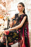 3 Piece Unstitched Embroidered Lawn Suit | MPT-2607-B - MARIA.B