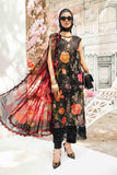 3 Piece Unstitched Embroidered Lawn Suit | MPT-2607-B - MARIA.B