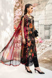 3 Piece Unstitched Embroidered Lawn Suit | MPT-2607-B - MARIA.B