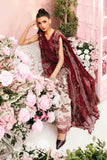 3 Piece Unstitched Embroidered Lawn Suit | MPT-2608-A - MARIA.B
