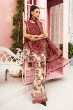 3 Piece Unstitched Embroidered Lawn Suit | MPT-2608-A - MARIA.B