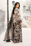 3 Piece Unstitched Embroidered Lawn Suit | MPT-2608-B - MARIA.B