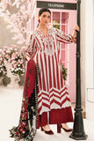 3 Piece Unstitched Embroidered Lawn Suit | MPT-2609-A - MARIA.B
