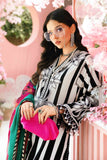 3 Piece Unstitched Embroidered Lawn Suit | MPT-2609-B - MARIA.B