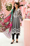 3 Piece Unstitched Embroidered Lawn Suit | MPT-2609-B - MARIA.B