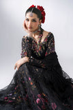 3 Piece Unstitched Embroidered Organza MARIA B MBROIDERED Suit | D-1