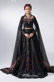 3 Piece Unstitched Embroidered Organza MARIA B MBROIDERED Suit | D-1