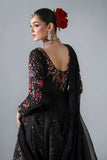 3 Piece Unstitched Embroidered Organza MARIA B MBROIDERED Suit | D-1