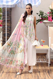 Maria.B M Prints - 3 Piece Unstitched Embroidered Lawn Suit - MPT-3010-A