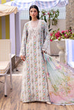 Maria.B M Prints - 3 Piece Unstitched Embroidered Lawn Suit - MPT-3010-B