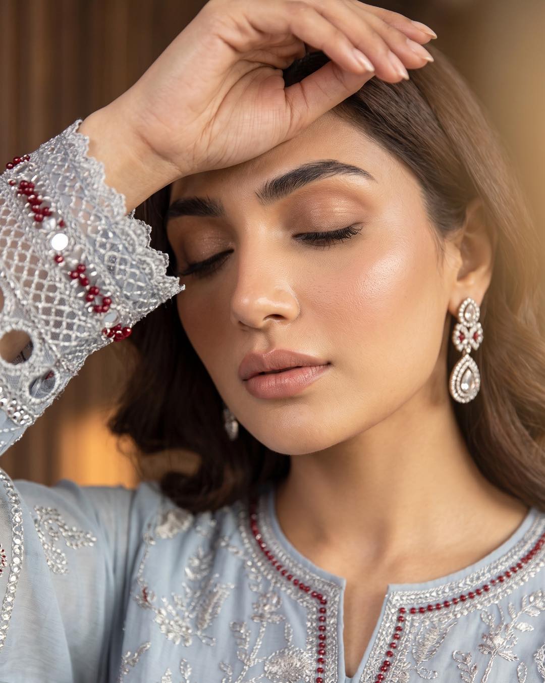 D-11801 - DILKASH BY RAIKHTA 3 Piece Stitched Embroidered Organza