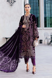 3 Piece Unstitched Embroidered Velvet Suit - MARIA.B