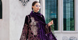 3 Piece Unstitched Embroidered Velvet Suit - MARIA.B