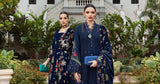 3 Piece Unstitched Embroidered Twill Linen Suit - MARIA.B