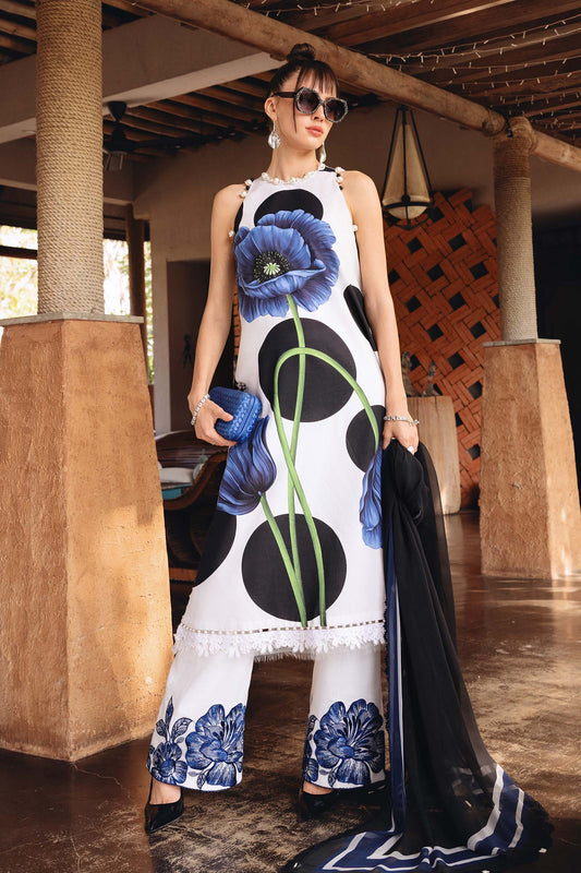 MPT-2913-A 3 Piece Unstitched Embroidered Lawn Suit - M.Prints Spring Summer 2026