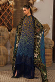 M Prints by Maria B Unstitched Embroidered Linen Suit - MPT-3101-B