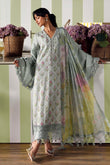Maria.B M Prints - 3 Piece Unstitched Embroidered Lawn Suit - MPT-3001-B