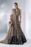 3 Piece Unstitched Embroidered Chiffon MARIA B MBROIDERED Suit | D-2