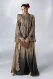 3 Piece Unstitched Embroidered Chiffon MARIA B MBROIDERED Suit | D-2