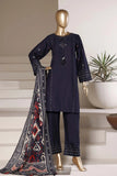 Eclair By Sada Bahar Stitched 3 Piece Emb Lawn Suit-D-266-BLUE